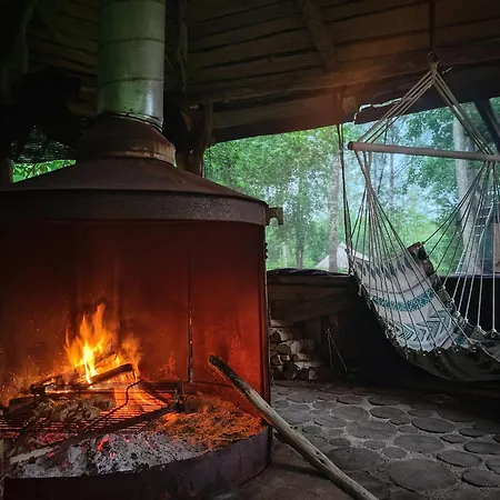 Off-Grid Forest Glamping Luxury tent